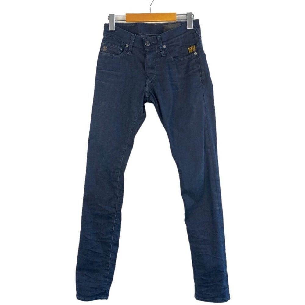 G STAR Raw Men's GS 01 Heller Super Slim Dark Wash Indigo Jeans US 28 X 32